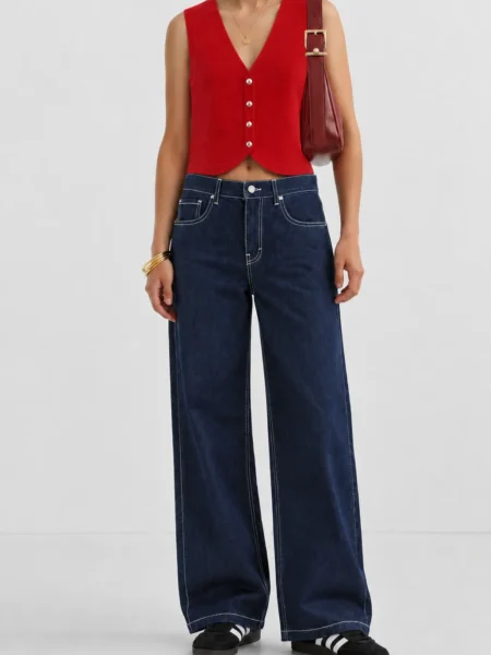 PANTALÓN JEAN INDIGO SEMI CADERA