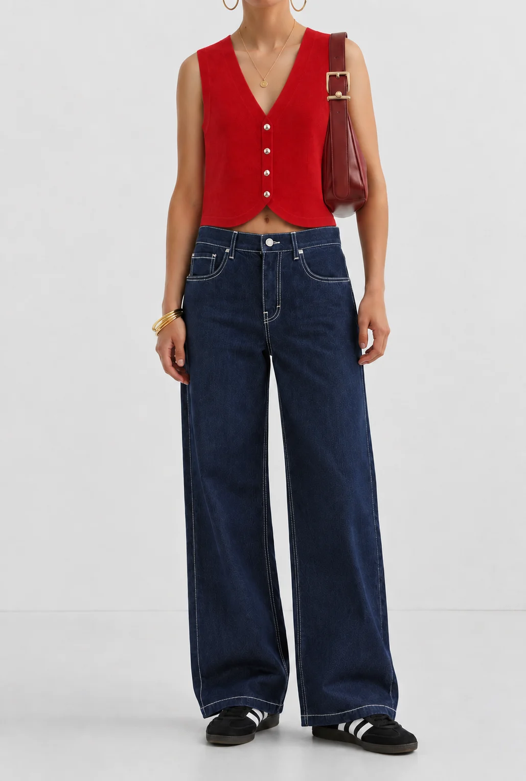 PANTALÓN JEAN INDIGO SEMI CADERA