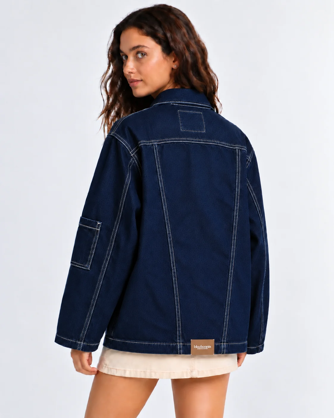 CAMISACO DENIM INDIGO - Imagen 3