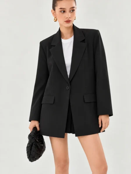BLAZER OVERSIZED NEGRO